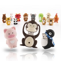 플라이토 실리콘 동물 USB 메모리 16GB, 실리콘 동물 USB 메모리 16GB 원숭이