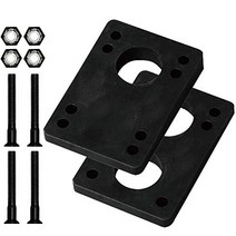 오엠지 (OMG) SKATEBOARD TPR WEDGE RISER SET SURFSKATE 스케이트 보드 (스케보) 서프 스케이트 용 라이저 패드 대각선 각도 세트 한쪽 분 블랙 7mm 12mm