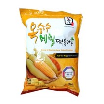 0519. 옥수수 메밀떡용가루 1박스(3kg X 8개) 보리술빵 보리빵가루