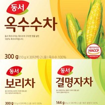 동서 보리차 옥수수차 결명자차 티백 티백차 건강차 건강티 마시는 차 결명차 국산보리차, 동서옥수수차30T