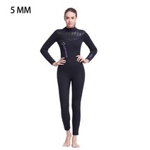 웻슈트 3MM/5MM 전문 네오프렌 잠수복 남성 여성 스쿠버 다이빙 열 겨울 따뜻한 잠수복 정장 수영 서핑 장, 02 WOMAN-5mm_02 M