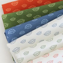 굿팡패브릭 옥스포드천] 춤추는나뭇잎 6color(4502119), 블루