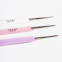 양쪽 레이스 코바늘/하마나카/바늘세트/프랜즈얀, 0 ~ 2호, 1개