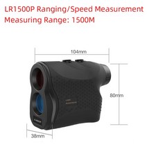 Telescope Laser Rangefinder 600M 900M 1200M for Hunting Monoculars Digital speed Meter for Golf meas, 04 LR1500P
