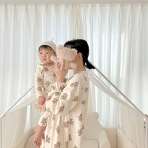 봄곰토끼 엄마랑 아이랑 커플 잠옷 패밀리룩