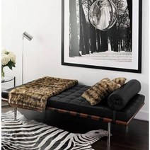 THE BOX 더박스 바르셀로나 데이베드 가죽 소파 디자인 쇼파 커스텀 가죽 침대, 이태리천연소가죽, 커스텀컬러제작