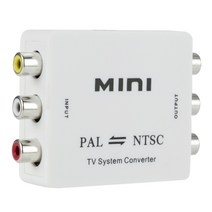 미니 PAL NTSC 양방향 TV 시스템 변환기 스위처 PAL to 듀얼 웨이 복합 연결, 01 PAL to NTSC, PAL to NTSC
