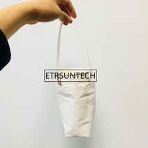100pcs 캔버스 컵 슬리브 병 운반 파우치 가방 빈 케이스 홀더 캐리어 음료 액세서리, 한개옵션1, 05 Beige