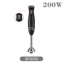 후드믹서 진공믹서기 믹서분쇄기 블렌더 전기 음식 믹서 주방 분리형 핸드 계란 비터 야채 스탠드 블렌드, 02 SF8055-Black_02 AU 플러그