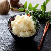 또밥찬 초생강 절임 적색/백색 1.3kg 생강 슬라이스 반찬단지, 적생강