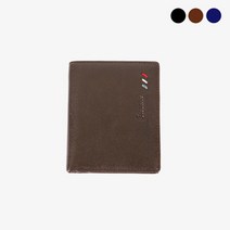 가죽 자수 남성 레더 중지갑 아빠지갑 스타일리쉬한
