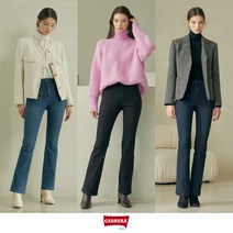 [KT알파쇼핑]까레라 여성 더블 기모 데님 3종