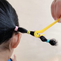 커터 고무줄 자르기 머리끈 헤어 밴드 칼 꼬인 유 여아 묶기 아동 유아