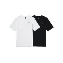 네파(NEPA) 7HG5302/7HG5301 공용 면 혼방 데일리 라운드 티셔츠 투팩(2개세트)/공용 쿨맥스 베이직 듀오 팩 라운드 티셔츠 투팩(2개세트)