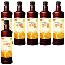광야식품 유자청 베이스 970ml, 6개