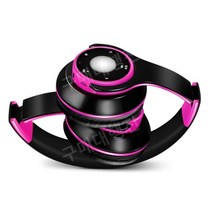 폴딩 이어버드 노이즈캔슬링 이어폰5.0 스포츠헤드셋 게이밍헤드셋, 중국, ROSE BLACK