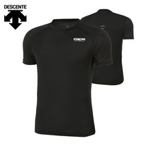 데상트 descente남성 BSD 메쉬 속건 반팔 티셔츠 SM321RTS72_BLK