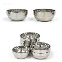 유치원 어린이집 업소용 보온 보냉 2중 구조 스텐 대접 국그릇 10cm 10.3cm 11.5cm 12cm 12.8cm 14cm 16cm, A타입 2호