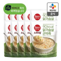CJ제일제당 햇반죽 닭가슴살 곤약죽 180gX 10개 340034
