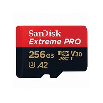 샌디스크 정품 Micro Extreme PRO 256GB 200MB/s A2 U3 QXCD CS