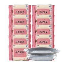 크린랲 크리멜로 내츄럴 프리미엄 물티슈 휴대용 (20매) 일회용품, 10개+가쯔
