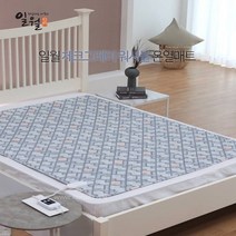 일월 일월 체크그레이 워셔블 온열매트 본사직영몰, 싱글