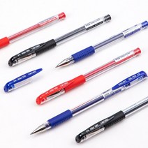 acdc deli 중성펜 볼펜 클립펜 스타일리시 젤리펜 0.5mm, 블루