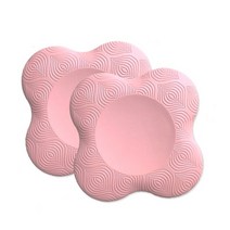 허리디스크쿠션 침대 등쿠션 허리 개 개 다기능 요가 무릎 패드 내압 두꺼운 손 153, 분홍색, 2개