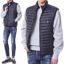 스톤 아일랜드 [명품]스톤아일랜드 룸우븐 챔버 와펜 덕다운 패딩조끼7..