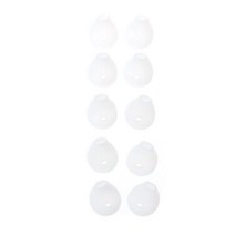 10pcs / lot 소프트 실리콘 이어 패드 S-Ony WI-SP500에 대 한 S-Ony WI-SP500에 대한 EARTIPS 9200 레벨 U 이어폰 헤드폰 이어폰, 하얀색