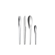 (정식매장판H) GEORG JENSEN 조지 젠슨 아르네 야콥센 디너 4피스 1인세트 그레이, F