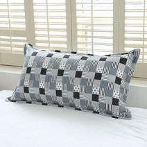 이솔홈 대쿠션 등쿠션 헤드쿠션 커버 모음, 퀼트 대쿠션 커버 02_그레이