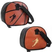 레트로 디자인 농구공 가방, 블랙