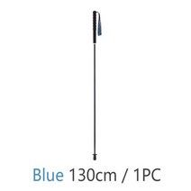 장비 스키 폴대 등산 HEALING 접이식 초경량 카본 하이킹 스틱 트레킹 폴 워킹 노르딕 워크 115g, blue 130 cm 1 pc