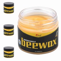 Auctg 목제 가구 밀랍왁스 원목마루 코팅 가드 밀랍80g, 3개