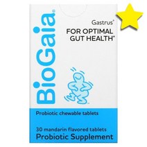 바이오가이아 2병세트 Gastrus 게스트라스 감귤맛 30정 루테리 유산균, BGA46017-2