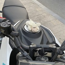 오토바이 주유구 인형 바이크 인형, 흰 양