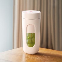 듀유제조기 이유식제조기 영양식제조기 죽만들기300ml 휴대용 믹서기 과즙 기계 두유 메이커 USB 과일 컵, 01 빨간