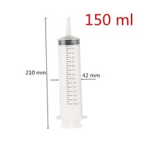 60ml100ml150ml200ml 새 먹이 주사기 비둘기 앵무새 새 치료 주입 의학 새 먹이 주사기, 150ml