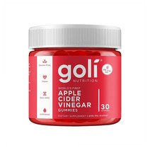 Goli 골리 Apple Cider Vinegar 애플사이다비기너 엽산 비타민b12 함유 30구미, 1개