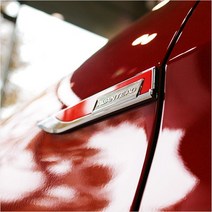 차카몰 아반떼 AD 전용 사이드 엠블럼 가니쉬 퍼포먼스 차량용 깔끔한 포인트, 블루, 1개