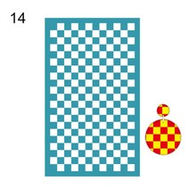 도자기공예 만들기 도구 물레 DIY폴리머 클레이 도구 실크 스크린 스텐실 도자기 용 점토에 크리스마스 인, 12 style 14