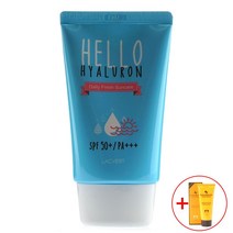 LACVERT 여름자외선 헬로 히알루 데일리 선크림 50ml, 골든타임벨 본상품선택