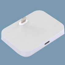 바라보고 아이폰 라이트닝 8핀 독 충전크래들 충전거치대, 아이폰 라이트닝 8핀 독 - 핑크