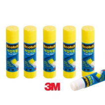붙였다 떼어냈다 자유로운 3M 스카치 재접착 풀 8g, 5개