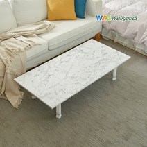 국산 교자상 밥상 마블화이트 1200x600 직각 테이블, 단품