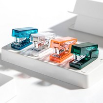 델리 누사인 투명 미니 스테이플러 33호침 심포함세트, 투명(NS083F)