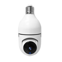 전구형 무선 CCTV 간편 설치 360도 회전 매장 사무실 창고 실외 홈캠 베이캠, 적외선야시 + 128GB + 3MP + 3.6mm