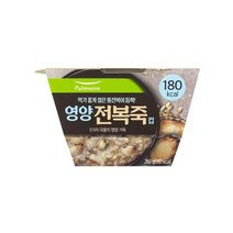 풀무원 식사대용 영양 전복죽_컵 1인 (260g) 아침 야식 환자식 부모님식사 혼밥 간단요리 다이어트, 25개