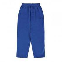 VOLCOM 로고 레터링 벌룬핏 기모 스웻 팬츠블루